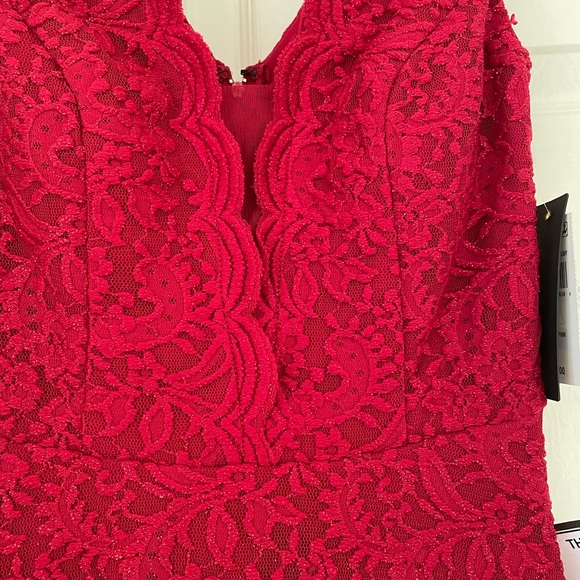 NWT Red Sparkle Short Dress Size 1 - Picture 6 of 7